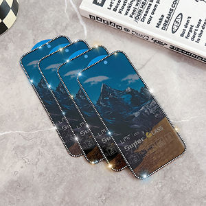 Pellicola Protettiva in <span class=keywords><strong>Vetro</strong></span> Temperato Anti-Impronta con Glitter Diamantati e Funzione Privacy per <span class=keywords><strong>iPhone</strong></span> 17 16 15 14 Plus 13 12 <span class=keywords><strong>11</strong></span> <span class=keywords><strong>Pro</strong></span> Max XS - Product Image 2