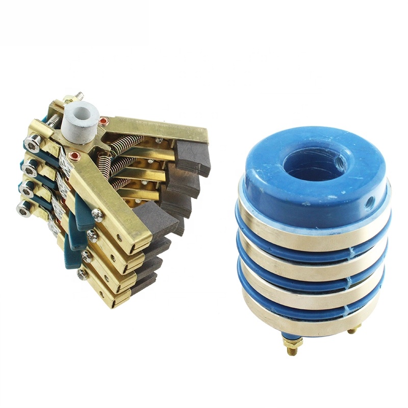 4 кольца, традиционные карбоновые щетки с отверстием 20 мм, скользящее кольцо с держателем и полюсом