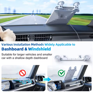 Supporto a ventosa unilaterale per tetto auto Starlink Mini, kit di montaggio a ventosa per cruscotto in ABS per Starlink Mini - Product Image 6