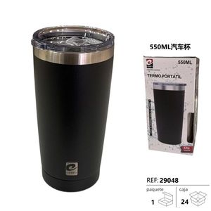 Tazza Termica O2Cup in Acciaio Inox con Isolamento Sottovuoto 550ml, Coperchio per Isolamento Termico >24 Ore, Design Minimalista - Product Image 2