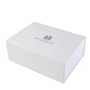 Boîte magnétique de luxe en carton rigide avec impression personnalisée, emballage cadeau, 1200 gsm