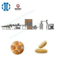 Ligne de production de pâte QINLI, acier inoxydable de qualité alimentaire, moteur automatique, machine à façonner les pains à hot-dogs et hamburgers, 6000 pièces/h