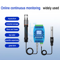 Sonde multiparamètres de qualité de l'eau industrielle submersible intégrée PH EC conductivité 2 en 1 RS485