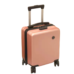 14-Inch Carry-On Luggage 20*30*40cm Spinner <b>Wheels</b> Zipper ABS Lightweight Portable Travel Trolley RTS Bulk Mixed Order - Product Image 2