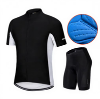 Kits de Vêtements de Sport pour Hommes en Nylon/Cachemire Anti-humidité, Approvisionnement Exclusif Transfrontalier, Tenues de Cyclisme d'Été, Triathlon, Route