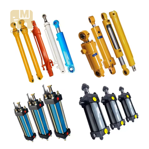 Silinder Hidrolik Pengangkat Kontainer Sampah Tugas Berat Aksi Ganda dengan Lengan Ayun untuk Truk Sampah Skip Loader - Product Image 1