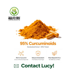 Polvo de Curcumina Pura al 95%, Verificado por HPLC, Extracto de Raíz de Cúrcuma, Sin Adulteración, Grado Alimenticio y Cosmético, Fabricante a Granel - Product Image 1