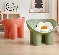 Fauteuil de salle à manger moderne et créatif de style dessin animé pour adultes et enfants, design à pattes d'éléphant, durable, écologique, meubles pour la maison, hôtel