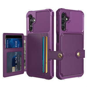 Étui portefeuille magnétique de luxe en cuir pour voiture avec boucle rabattable pour Samsung <span class=keywords><strong>Galaxy</strong></span> A72 A52 A52S <span class=keywords><strong>A12</strong></span> <span class=keywords><strong>M12</strong></span> F12 <span class=keywords><strong>A12</strong></span> Nacho - Product Image 1
