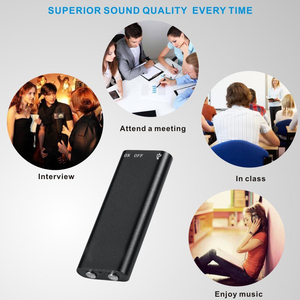 MP3 Chức Năng 96 Giờ Ghi Âm Công Suất 32GB 16GB 8GB Kỹ Thuật Số Mini <span class=keywords><strong>Hidden</strong></span> Ghi Âm Giọng Nói - Product Image 6