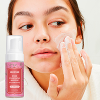 Glycérine Acide Citrique Rose Nettoyant Visage Bio Mousse Hydratant à l'Acide Hyaluronique avec Avantages Anti-Rides et Acné