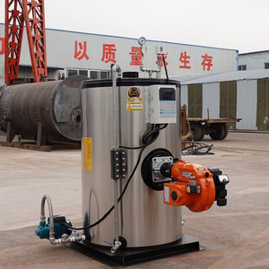 Generatore di Vapore Verticale a Tubi di Fumo da 0,5 Tonnellate, a Gasolio e Gas, Caldaia Industriale Automatica per Riscaldamento Domestico e Acqua Calda, adatta anche per Biomassa - Product Image 5