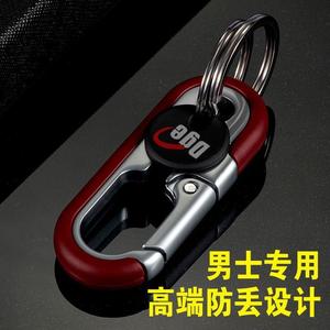 Dye Metal <b>Keychain</b> Oval Zinc Alloy Lightweight Double Ring Key Ring For Men Business Gift - Product Image 5