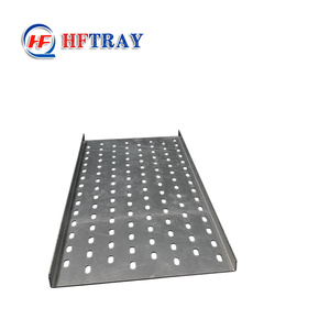 Bandeja de Cables Perforada y Ventilada Galvanizada para Uso Industrial, Solución Directa de Fábrica para el Sobrecalentamiento en Cableado Denso - Product Image 3