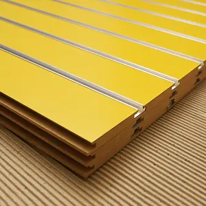 МДФ меламиновая доска с желтым покрытием для розничных дисплеев