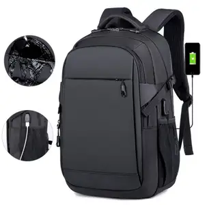 Custom Buy Waterproof Men's Business Anti Theft School USB New Laptop Trolley Computer Bag Travel Backpacks For Women