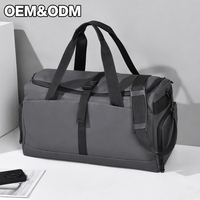 Sacs de sport de voyage personnalisés résistants à l'eau avec compartiment à chaussures et sangle de chariot pour la salle de sport, le fitness, les hommes et les femmes