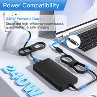 Adaptateur secteur pour ordinateur portable 240W 19.5V 12.3a 7.4*5.0mm compatible Dell, en stock, alimentations pour ordinateur de bureau et serveur