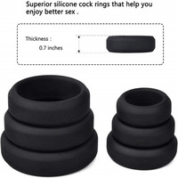 Anillo de Silicona para Bondage, Anillo de Silicona para Retrasar la Eyaculación, Juguetes Sexuales Alternativos para Hombres