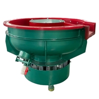 Machines de débavurage et de polissage vibratoires automatiques à cuve de 450 L avec séparateur pour l'emboutissage et la finition des surfaces de quincaillerie