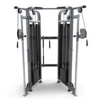 XOYOOU Máquina de Gimnasio Multifunción Comercial con Polea Ajustable y Cable de Acero para Entrenamiento de Fuerza en Casa