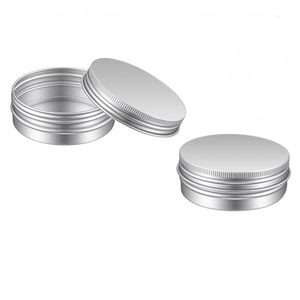 Lata Redonda de Aluminio de 60g (2oz) Hermética, Personalizable, para Guardar Dulces, Té o Menta, con Tapa de Rosca - Product Image 1