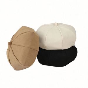 หมวกทรงแปดเหลี่ยมสำหรับเด็กผู้หญิง แคชเมียร์แท้ 100% ขายส่ง ราคาถูก แฟชั่นคุณภาพสูง - Product Image 1