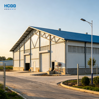 Bâtiment en structure d'acier léger pour entrepôt, logistique, usine, grange - Kits en acier profilé en H