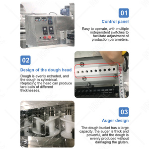 Hnoc เครื่องทำฟองชานมไข่มุกทาโร่เครื่องทำมันสำปะหลังทรงกลม - Product Image 3