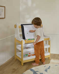 <span class=keywords><strong>Caballete</strong></span> de escritorio <span class=keywords><strong>para</strong></span> niños Montessori, mesa interior <span class=keywords><strong>para</strong></span> niños <span class=keywords><strong>para</strong></span> aprender a dibujar y papeleo, fomentar la educación y la creatividad - Product Image 2