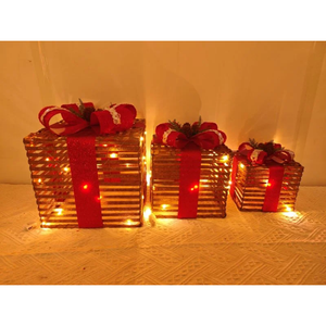 Modern Style Durable Outdoor Street Modeling Lights <b>Christmas</b> Decoration Gift <b>Box</b> Waterproof Motif Led Light - Product Image 2