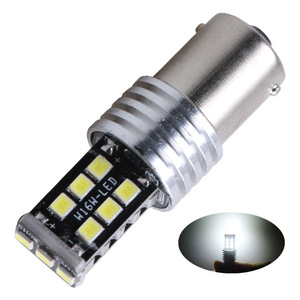 A80 800lm 6500k Au. A lampadina del freno 1156 2835 15SMD LED luce di svolta per auto 1157 Bay15D 7440 7443 3156 3157 15W DC12V Au.di A4 A6 nuovo <span class=keywords><strong>5W</strong></span> - Product Image 1