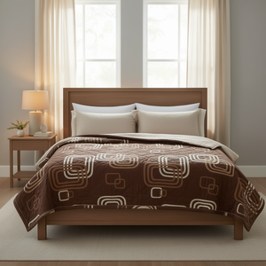 10 Piumini King Size Economici con Motivo Geometrico, Imbottitura in Poliestere, Per Tutte le Stagioni, Uso Domestico, Stile Moderno - Product Image 2