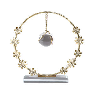 زينة خزانة تلفزيون لامعة لمدخل غرفة المعيشة ، قلادة إكليل كرة كريستال أنيقة عبر الحدود - Product Image 5