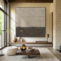 Peinture à l'huile faite à la main d'art mural moderne personnalisé sur toile tendue photos pour la maison Art Hotel oeuvre abstraite