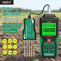 YG-09S Testeur de sol multifonctionnel 9-en-1 NPK pH EC Humidité Température Salinité Analyseur de fertilité Équipement d'analyse des sols agricoles