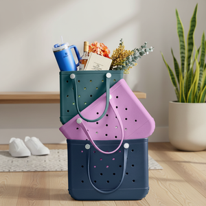 Sacs fourre-tout en EVA imprimés personnalisés OEM, durables, imperméables, grande capacité, sacs à main de <span class=keywords><strong>marque</strong></span> pour activités de plein air - Product Image 1