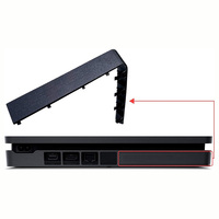 Couvercle de disque dur, porte-baie de disque dur HDD, couvercle de fente en plastique pour console PS4 Pro Slim, coque de protection pour disque dur