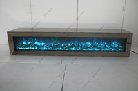 2023 Minimaliste Smart Miroir 3D Cheminée Électrique Tv Stand Cheminée Électrique Murale