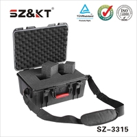 Boîtier en plastique ABS rigide fabriqué en Chine, étanche IP67, antichoc, pour appareils de jeu électroniques, avec mousse et logo personnalisé en couleur.