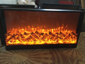 Chaudière murale LED moderne, élégante, intégrée, à effet réaliste, pour usage domestique et hôtelier, avec interface d'utilisation en anglais, en métal, aspect réaliste - Product Image 4