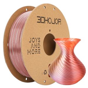 Filamento PLA Seda 1.75mm 1kg Biodegradable Ecológico Fácil de Imprimir y Moldear para Juguetes Monocolor Bicolor Multicolor - Product Image 2
