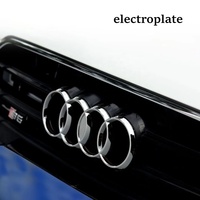 285mm 273mm 192mm 202mm rejilla delantera RearTrunk anillos insignia emblema logo pegatina para AUDI A1 A3 A4 A5 A6 S3 S4 S5 S6 RS3 RS4 RS5