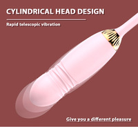 Vibrateur à succion rose à 12 modes, stimulateur clitoridien et point G, jouet double extrémité pour femmes