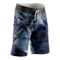Shorts de bain respirants à cordon de serrage extensible dans les 4 sens, shorts de plage, séchage rapide, surf, hommes, vente en gros personnalisée