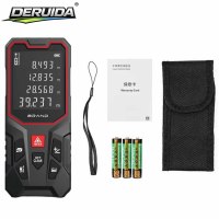 DERUIDA Télémètre laser portatif 50M 70M 100M 120M, télémètre laser haute précision, outil de mesure laser portable