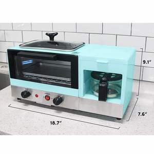 Vente en gros d'usine de machines multifonctions pour le petit-déjeuner four <span class=keywords><strong>grille</strong></span>-<span class=keywords><strong>pain</strong></span> électrique automatique machine à petit-déjeuner multifonction 3 en 1 - Product Image 5