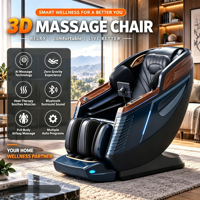 Fauteuil de massage de luxe AI 4D SL Track, massage complet du corps, zéro gravité, chauffage, fauteuil inclinable intelligent, masseur L39Pro avec commande vocale