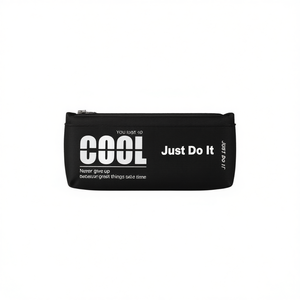 Cool Number Pencil Case 12u Black Blue Gray Just Do It Motivational Design - Product Image 1