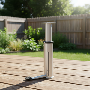 Aluminium heftafelpoten met handmatige bediening - zwaar belastbaar, eenvoudige installatie voor gebruik in eetkamer, keuken, ziekenhuis & hotel - Product Image 3